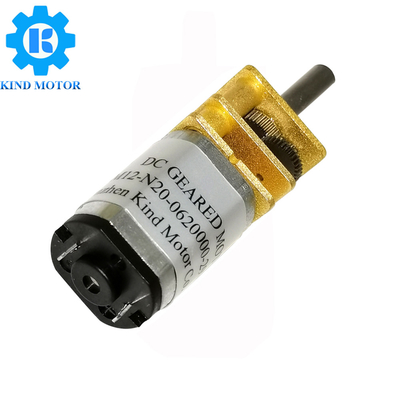 Micro DC Geared Motor 1 10-1 1000 Gear Ratio 10-2000 RPM Torsi Stall 1.9Nm