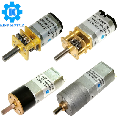Micro DC Geared Motor 1 10-1 1000 Gear Ratio 3V-12V Tegangan 10-2000 RPM 4 lubang pemasangan