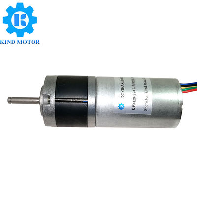 6W Brushless DC Geared Motor 4A Arus Kontinu Diameter 28mm