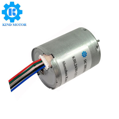 2mm poros kebisingan rendah 24mm RS370 bl2430 dc 6 volt 12 volt 14.4 volt 24 volt bantalan bola motor brushless