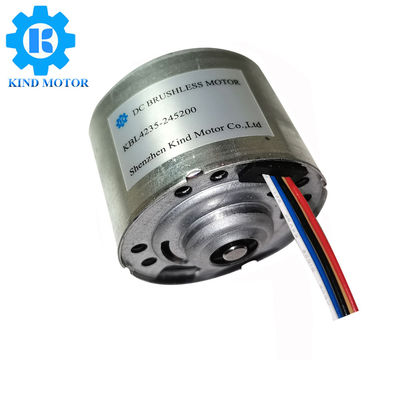 Torsi Tinggi Kecil 0.1nm 0.2nm 0.3nm 12vdc 24vdc 42mm Brushless Dc Motor