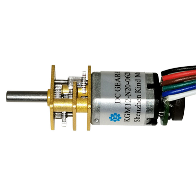 200rpm 12mm N20 Gearbox Dc Motor Torsi Tinggi Dengan Poros Diperpanjang