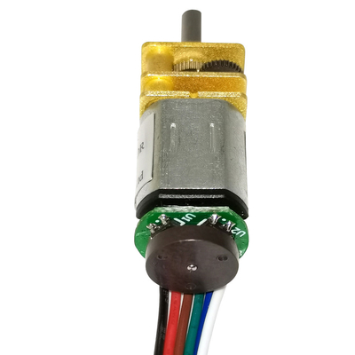 200rpm 12mm N20 Gearbox Dc Motor Torsi Tinggi Dengan Poros Diperpanjang