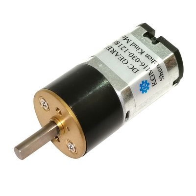 Stainless Steel 6000rpm Brushed DC Geared Motor Dengan Gearbox 16mm