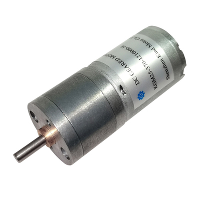 25x4mm Central Long Shaft Brushed Gear Motor 5000rpm Tahan Debu