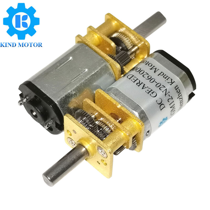 low noise kecil 3v 5v 6v 12v 24v 12mm gm12 n10 n20 n30 dc flat reducer motor listrik