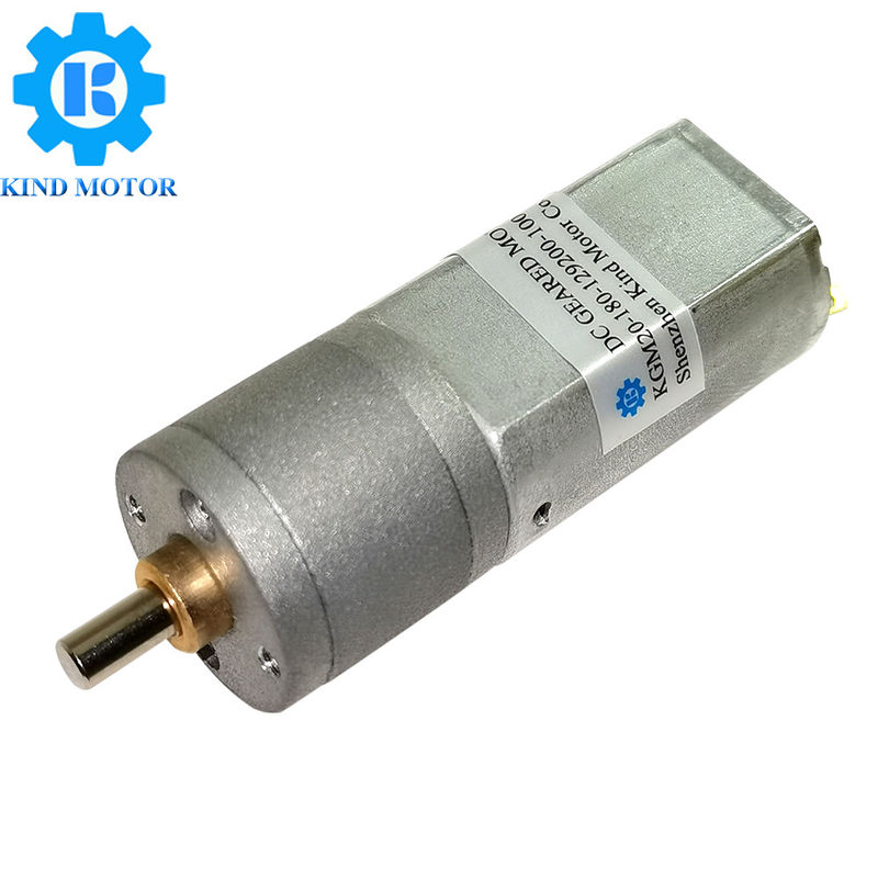 Kualitas tinggi kecepatan rendah GM20 20mm 20D mm DC 6v 7.4v 12v 24v sikat karbon mesin gigi logam