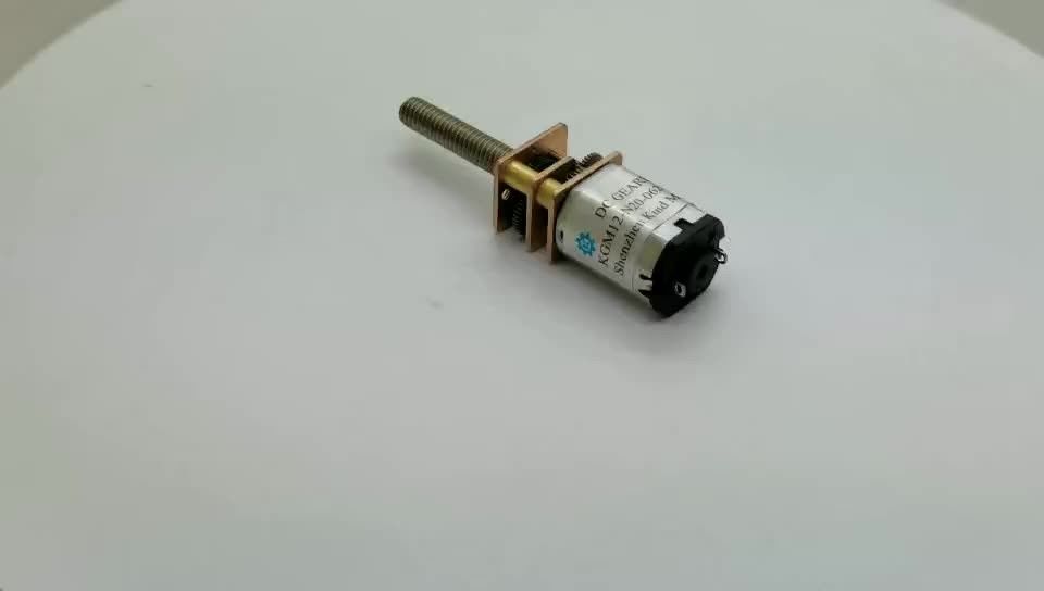 Torsi tinggi kebisingan rendah kecil 3 volt 6v M3 M4screw thread dc gear motor untuk robot