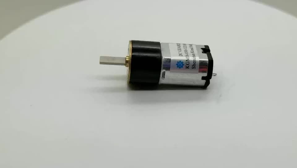 KGM16-050/030 Micro 10rpm 20rpm 30rpm 60rpm motor DC sikat karbon dengan gearbox