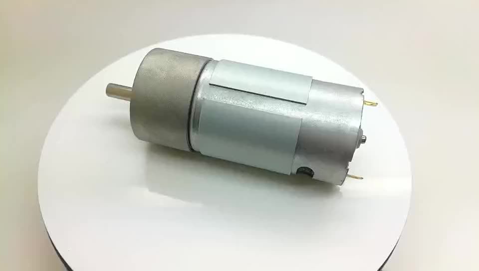 Micro torsi tinggi kecepatan rendah 9 volt 6v 12 volt 18v DC motor 35mm 37mm kotak gear logam sikat rs 550 rs 555