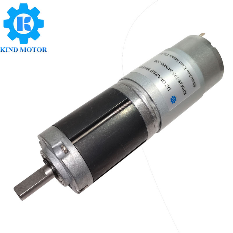 Motor transmisi planet dengan torsi tinggi dengan kecepatan rendah diameter 28mm DC 6v-24v dengan encoder