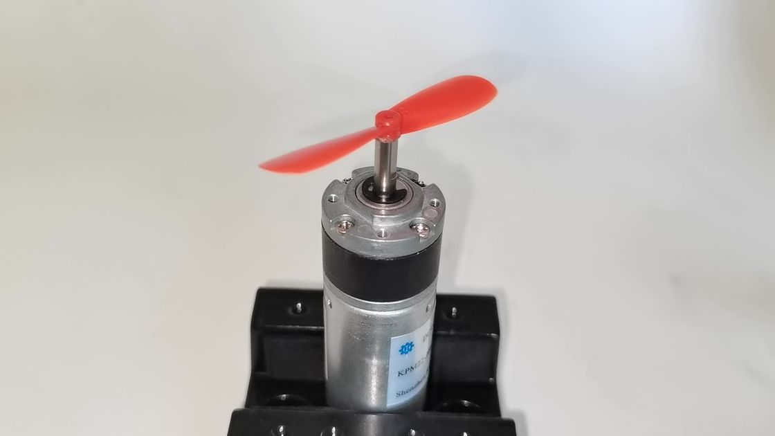 Torsi tinggi kebisingan rendah 22mm DC sikat planetary gear motor 60 rpm 789 rpm