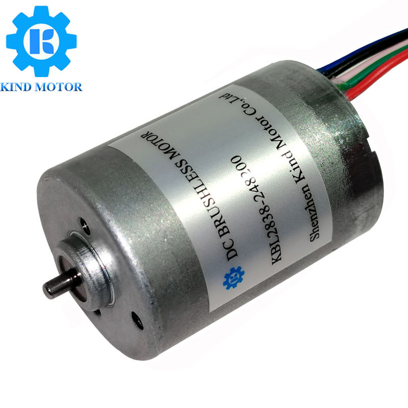 Efisiensi tinggi magnet permanen 2838 dc nidec 5w 10w motor brushless dc pwm 6 7.4 8 12 14.4 18 24 volt