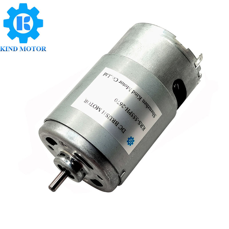 Pmdc Dual Output 3.175mm Poros DC 12v 14.4v 18v 24v RC555 RC-555 Motor Carbon-Brush