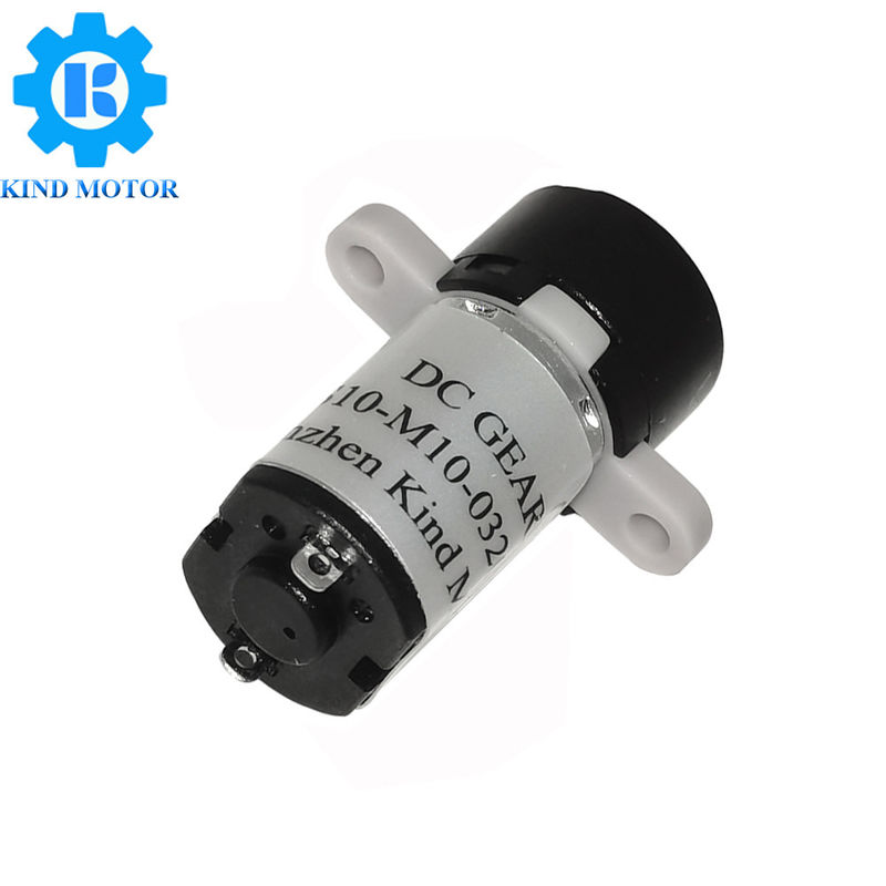 Micro 10mm 1.5v 3v 6v Dc Plastic Gear Motor Dengan Pemasangan Telinga Dan Dengan Kabel
