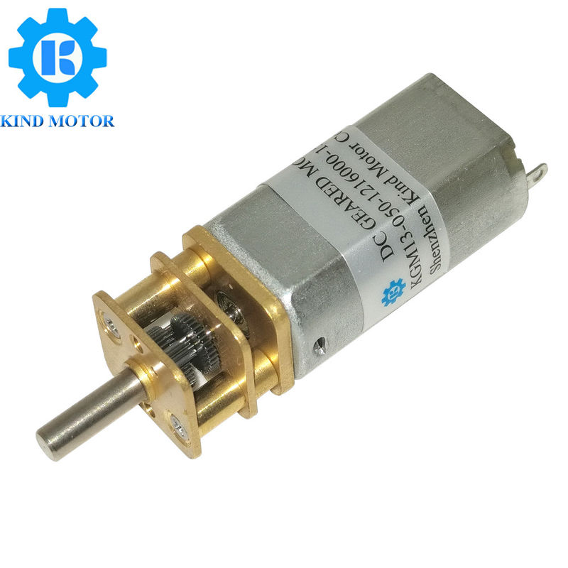 150rpm Micro DC Geared Motor 18.6mm D Shaft Untuk Peralatan Kecantikan