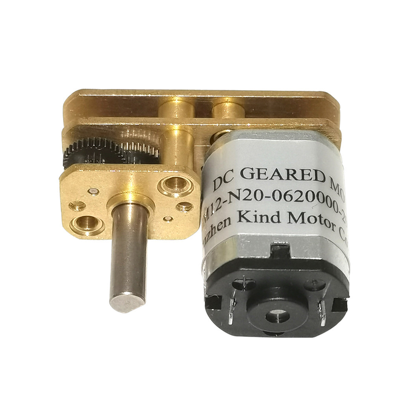 Micro Parallel Axis Shaft Motor DC 180mNm, Motor Peredam Sudut Kanan 2.2W